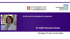 Seminari a la Universitat de Cambridge sobre els símptomes de l'esquizofrènia i la seva visualització mitjançant neuroimatge funcional 