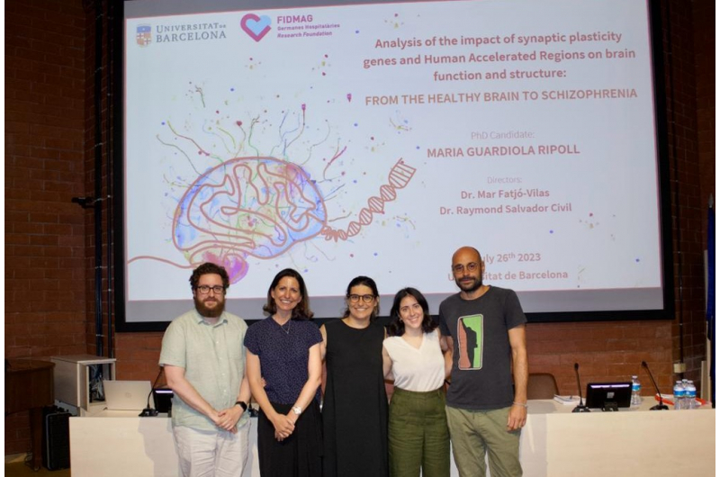 Lectura de tesis doctoral: Dra. Maria Guardiola-Ripoll